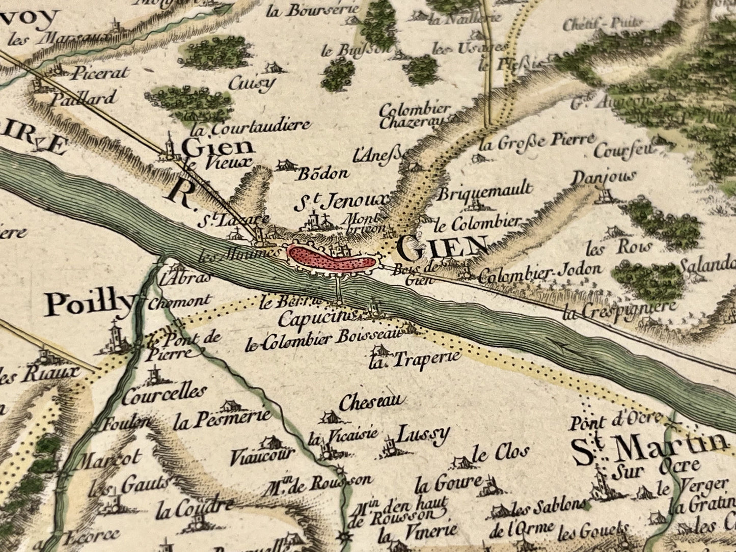 Carte Cassini Gien Loiret