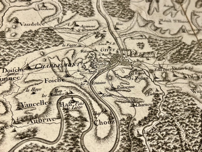 Carte Cassini Givet Charlemont Ardennes