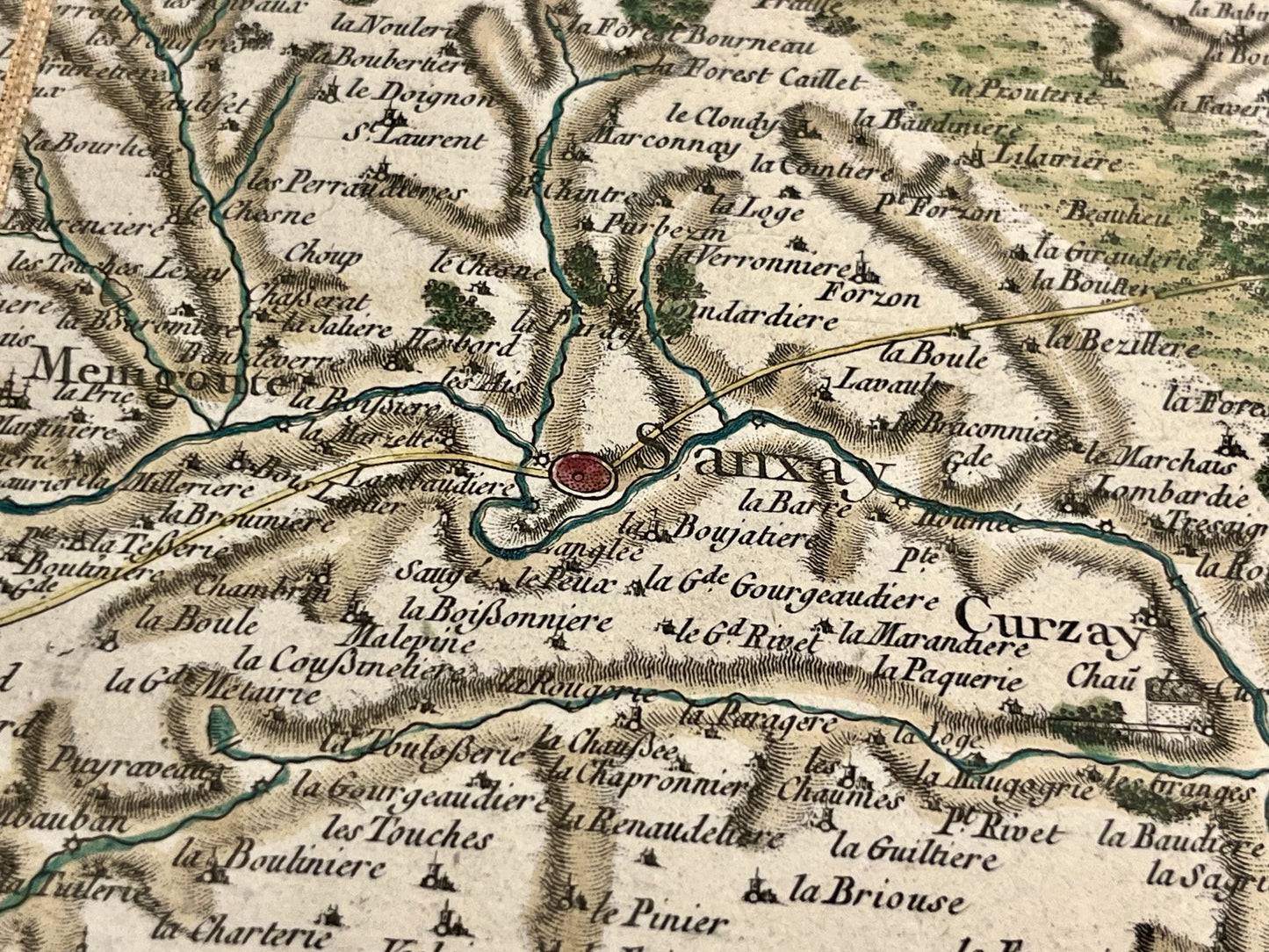 Carte Cassini Haute-Vienne authentique