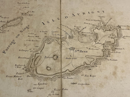 Carte Cassini Ile Aurigny