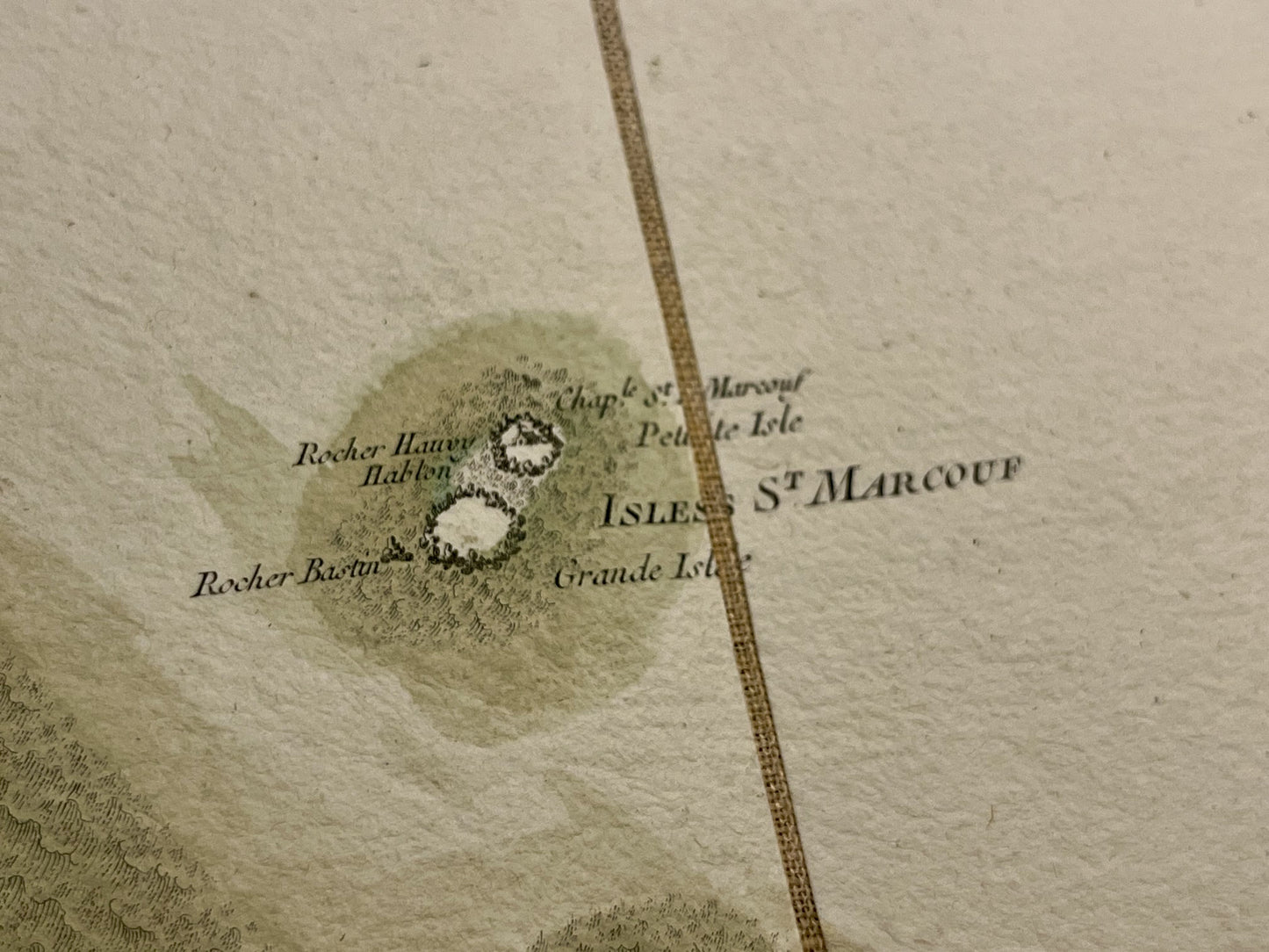 Carte Cassini Iles Saint-Marcouf