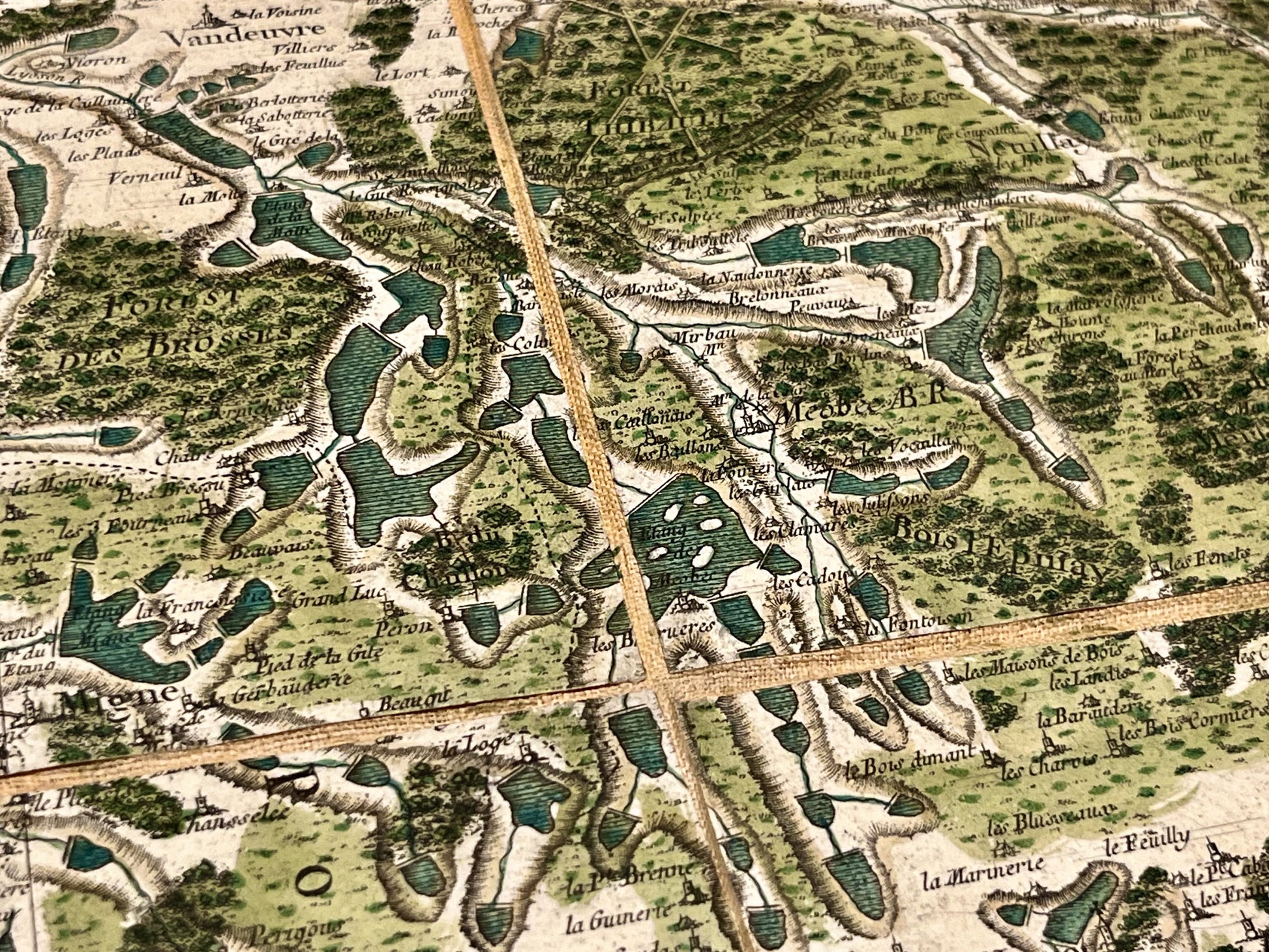 Carte Cassini Indre ancienne