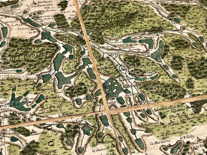 Carte Cassini Indre ancienne