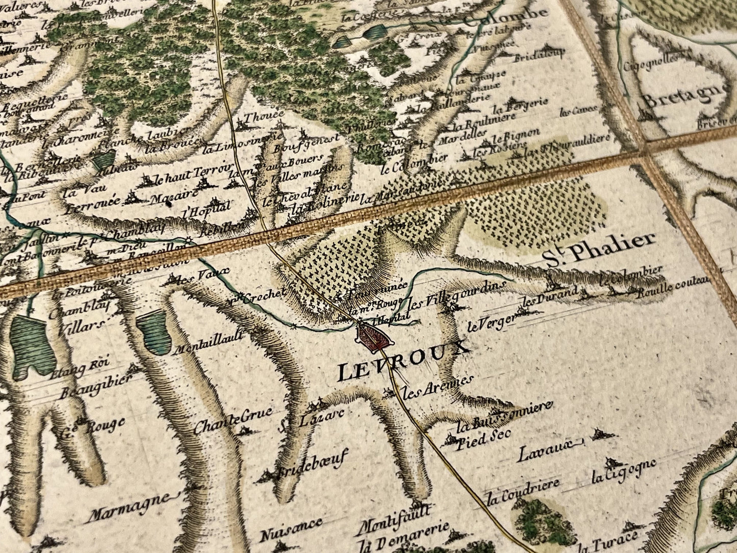 Carte Cassini Indre et Indre-et-Loire