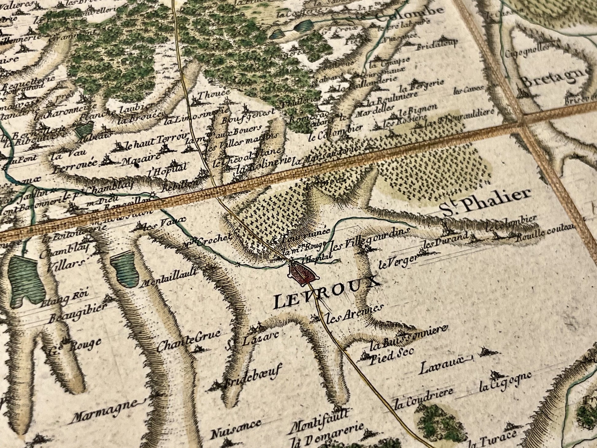 Carte Cassini Indre et Indre-et-Loire