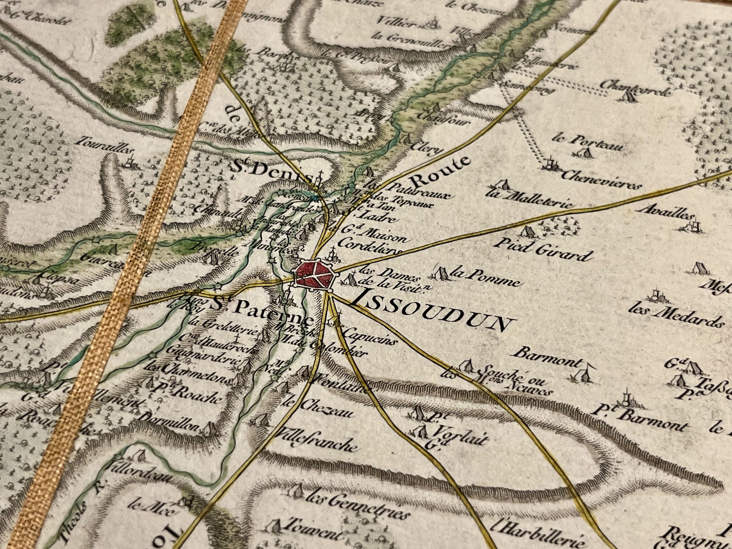 Carte Cassini Issoudun achat
