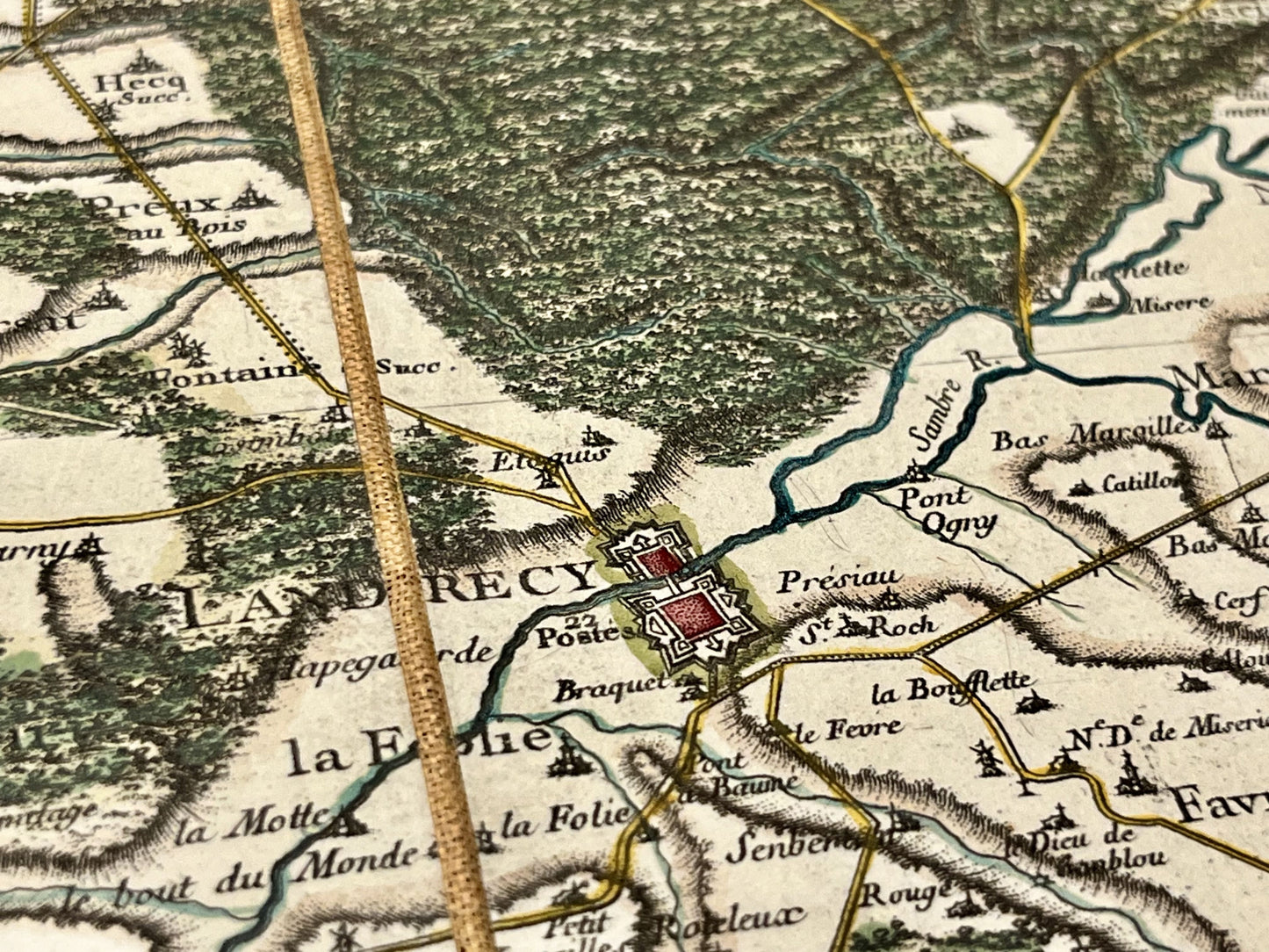 Carte Cassini Landrecies Nord