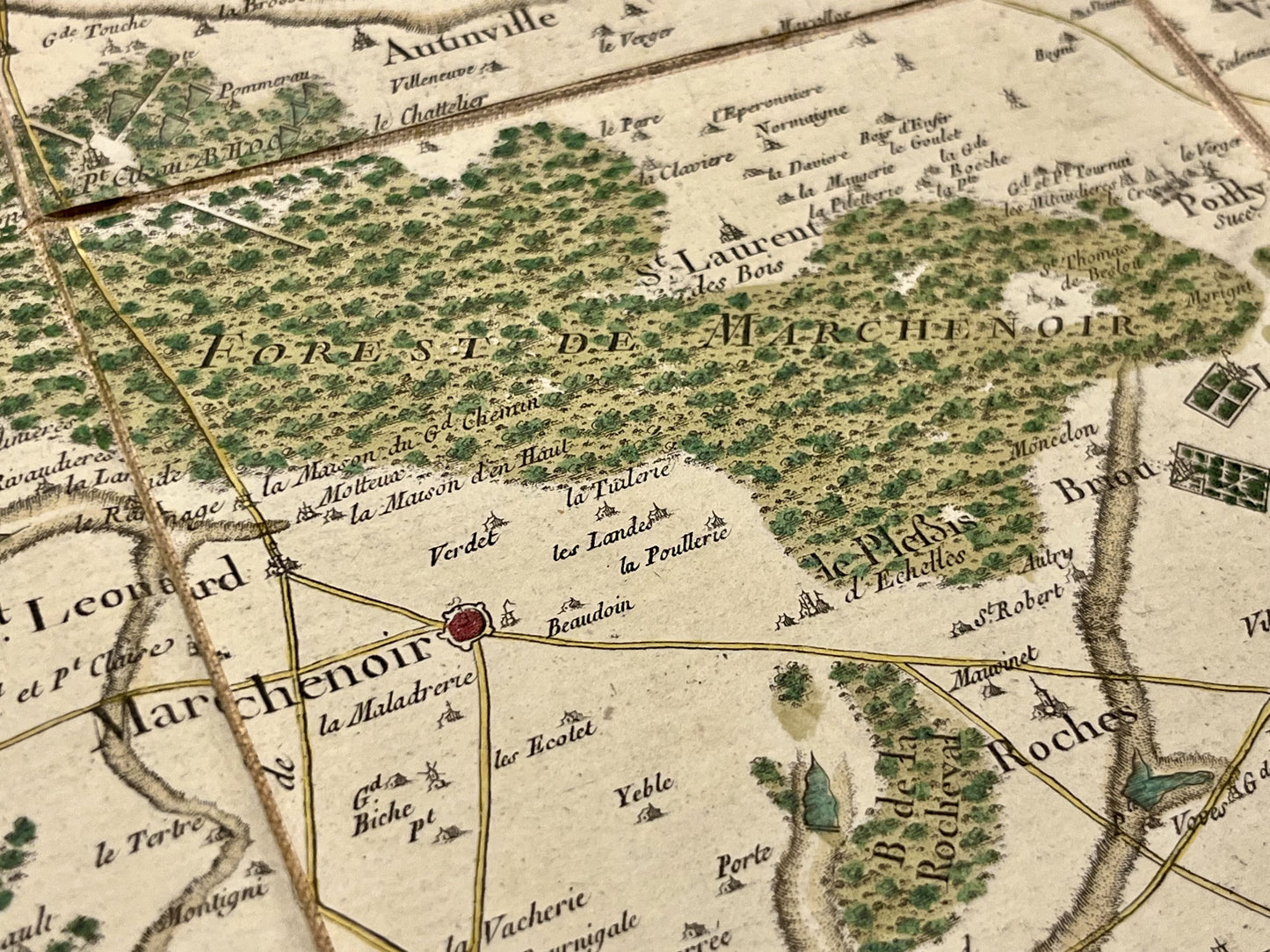 Carte Cassini Loir-et-Cher ancienne