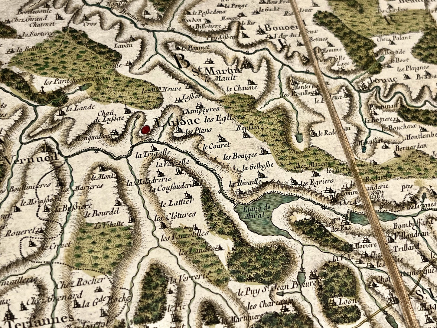 Carte Cassini Lussac-les-Eglises