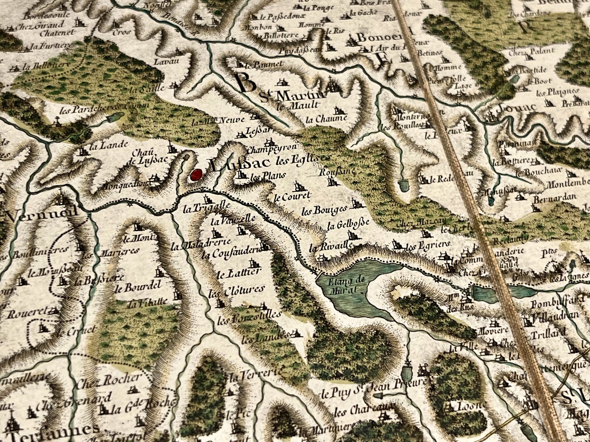 Carte Cassini Lussac-les-Eglises