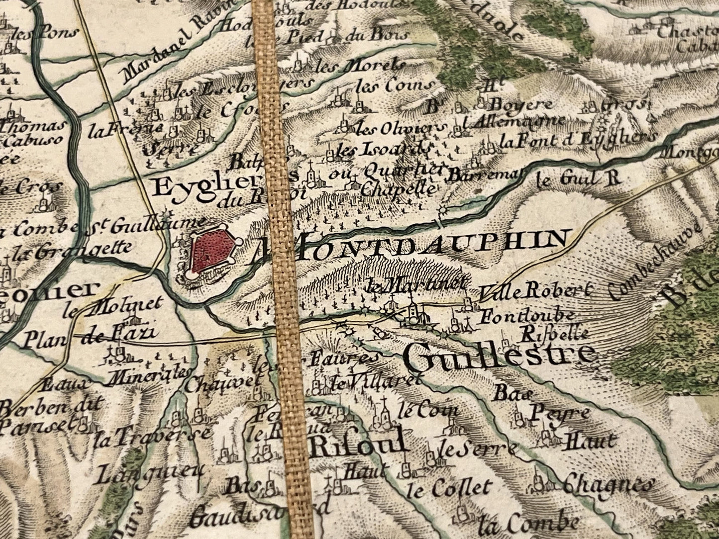 Carte Cassini Mont-Dauphin Guillestre