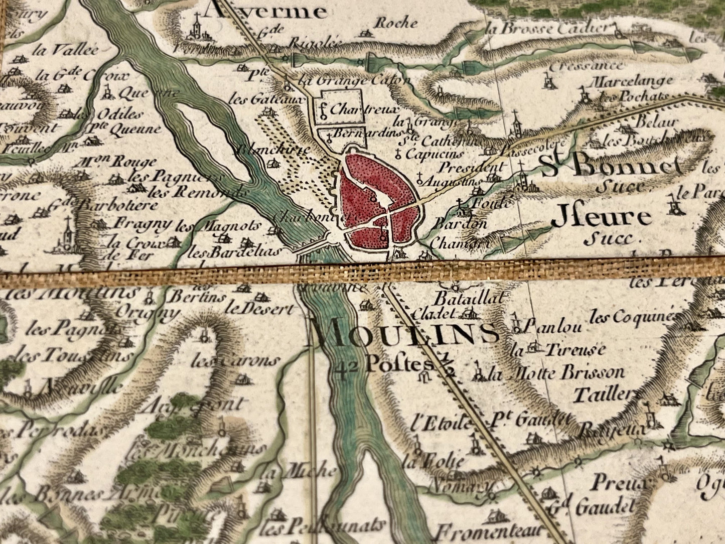 Carte Cassini Moulins