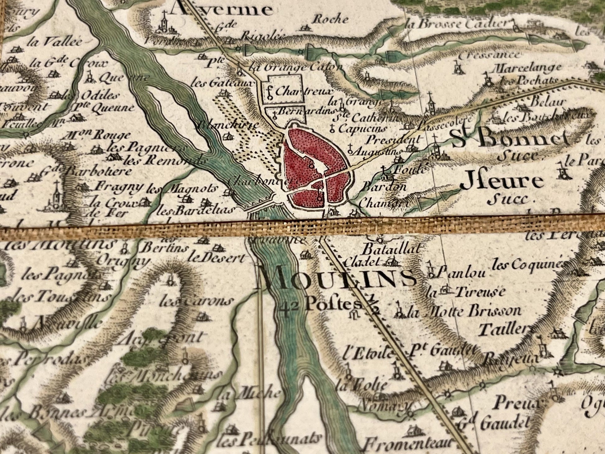 Carte Cassini Moulins
