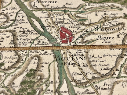 Carte Cassini Moulins
