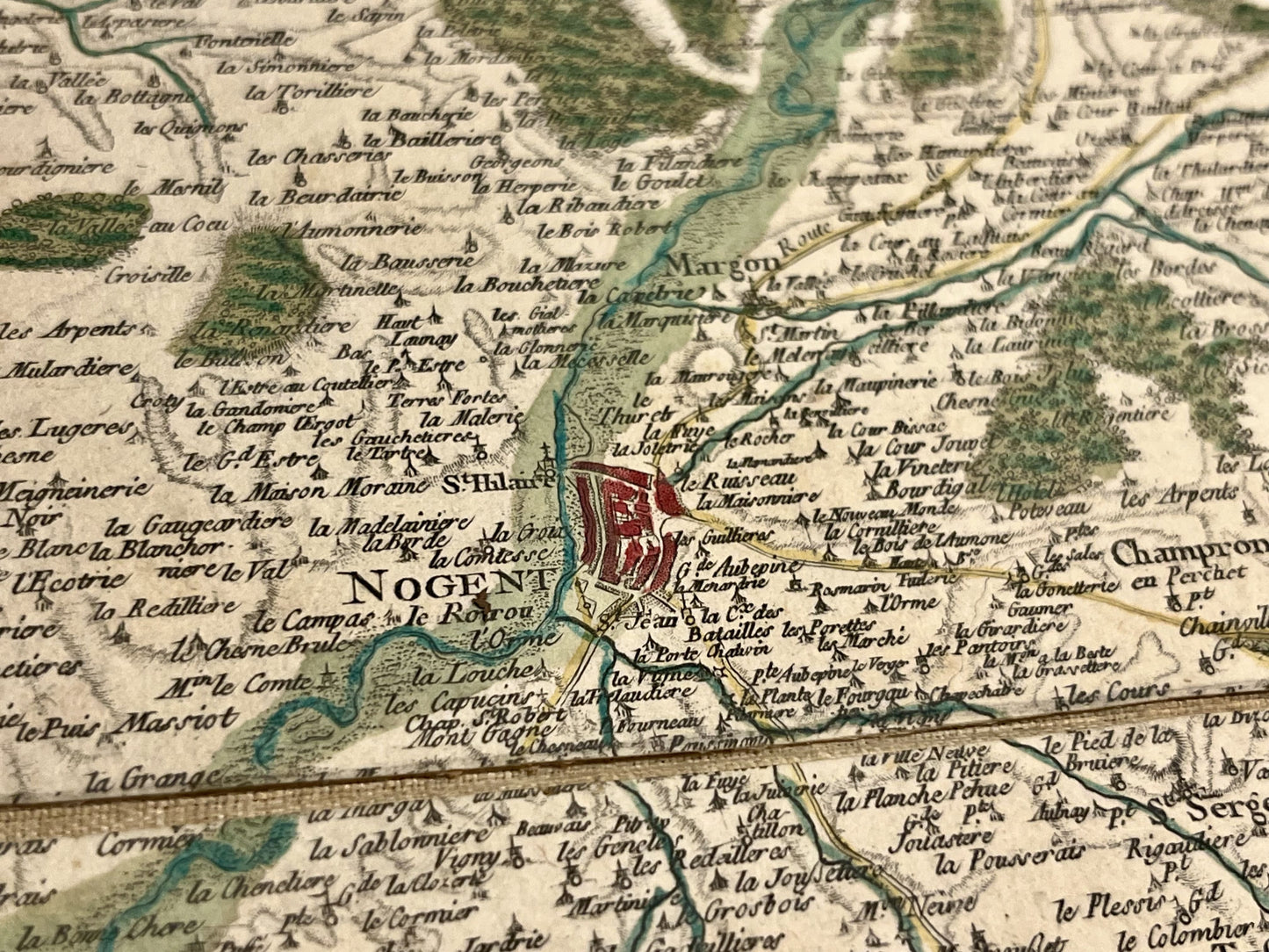 Carte Cassini Nogent-le-Rotrou
