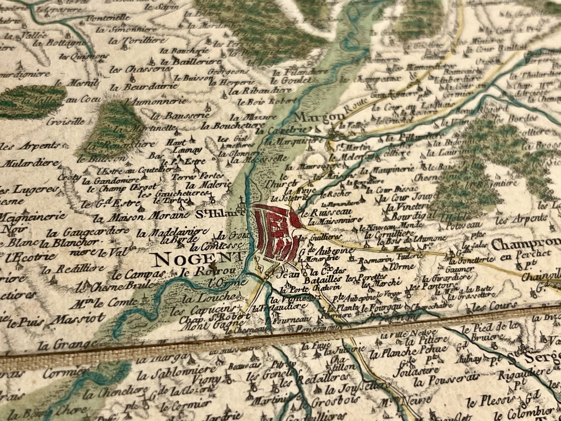 Carte Cassini Nogent-le-Rotrou