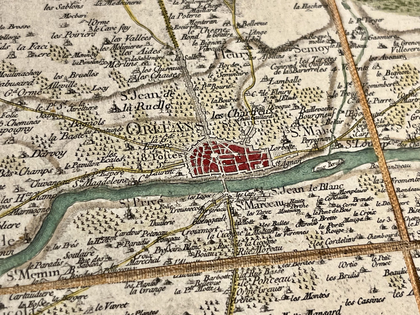 Carte Cassini Orleans