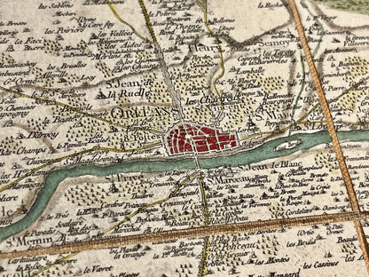 Carte Cassini Orleans