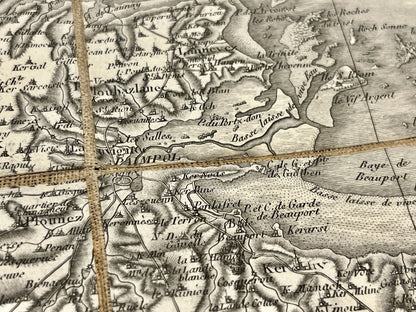 Carte Cassini Paimpol ancienne