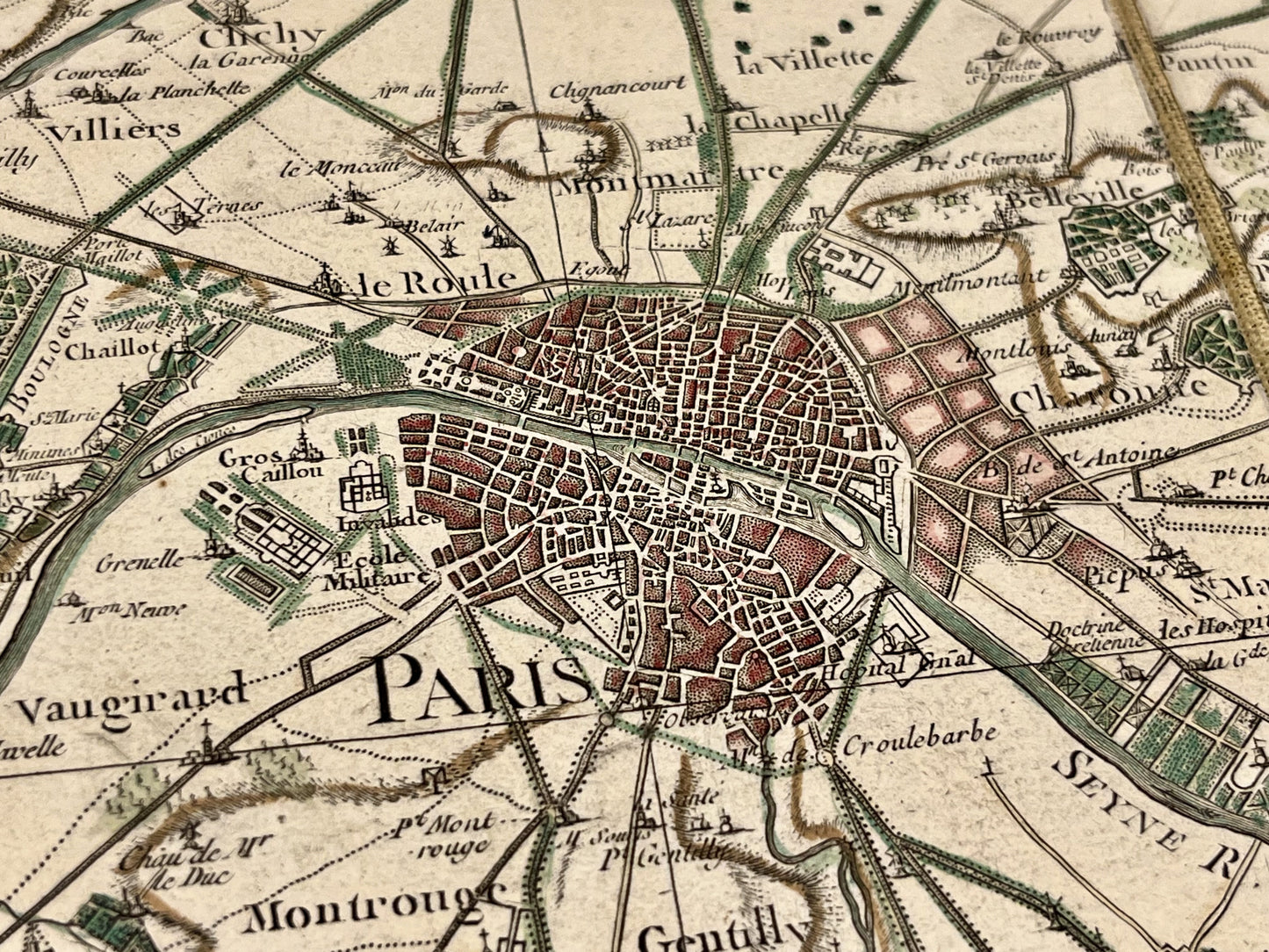 Carte Cassini Paris