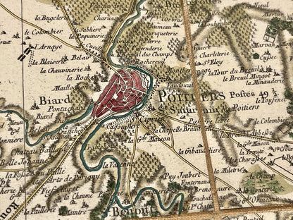 Carte Cassini Poitiers