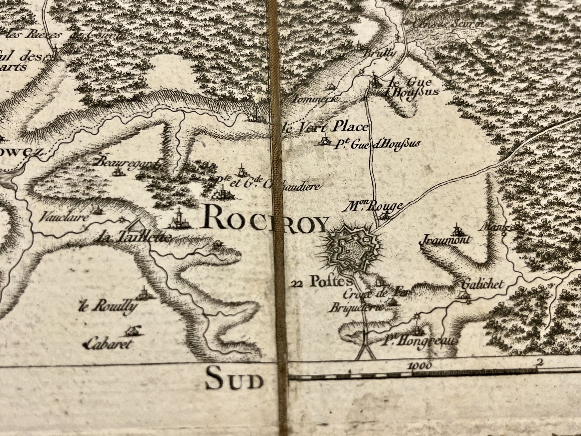Carte Cassini Rocroi