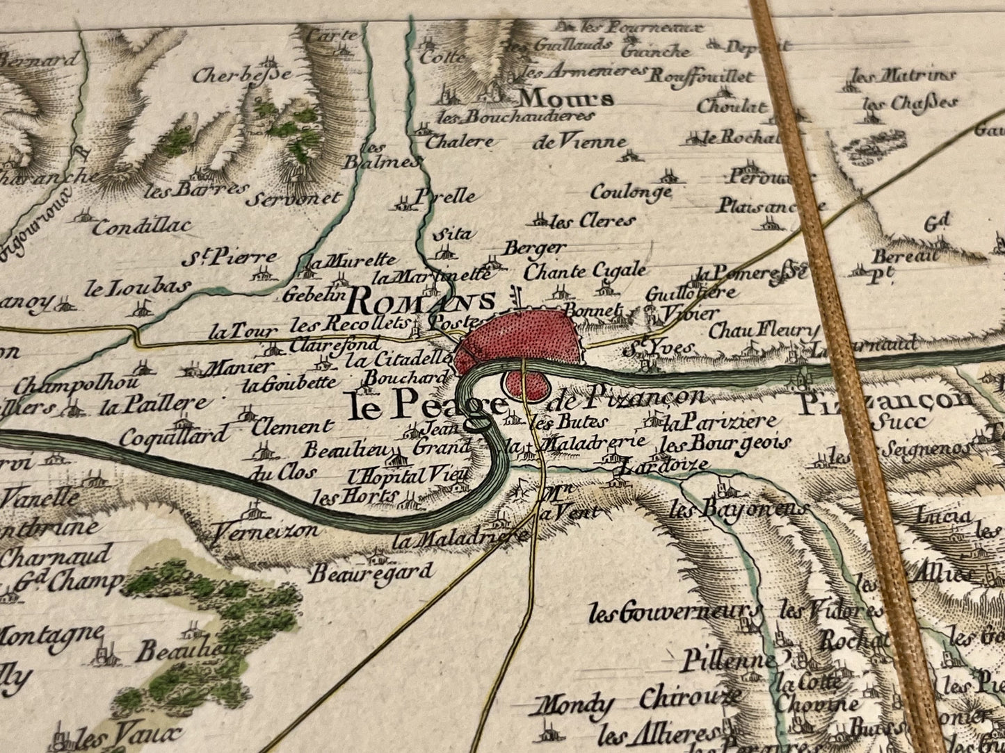 Carte Cassini Romans-sur-Isere