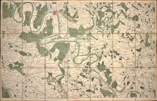 Carte Cassini Rouen