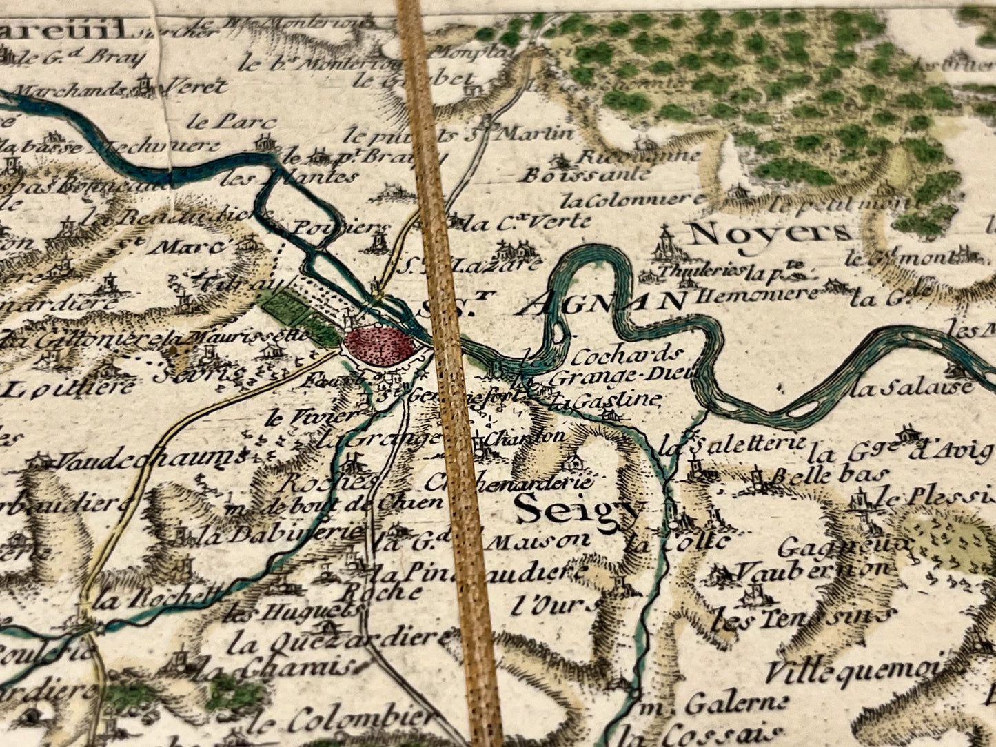 Carte Cassini Saint-Aignan-sur-Cher