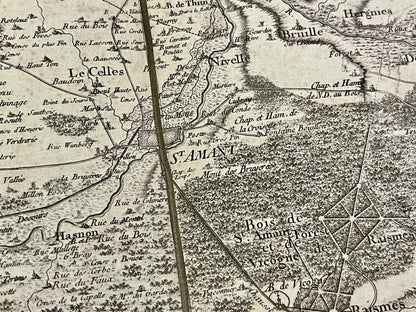 Carte Cassini Saint-Amand-les-Eaux