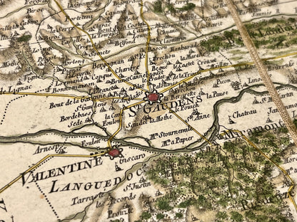 Carte Cassini Saint-Gaudens Haute-Garonne