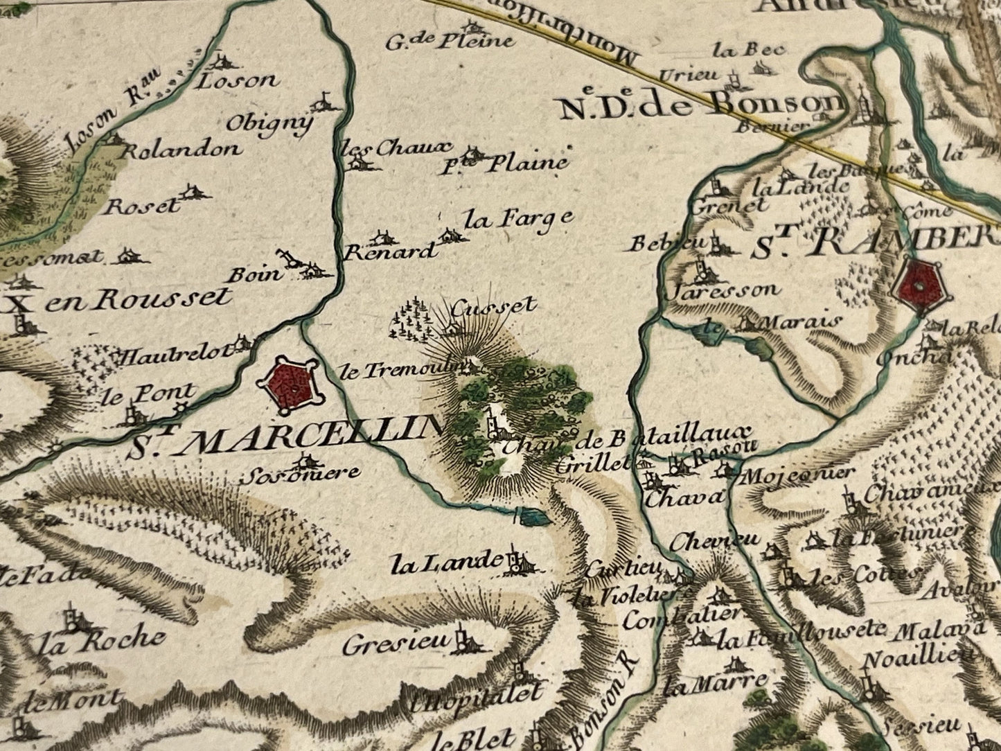 Carte Cassini Saint-Marcellin