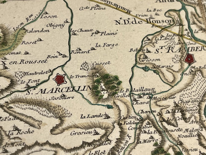 Carte Cassini Saint-Marcellin