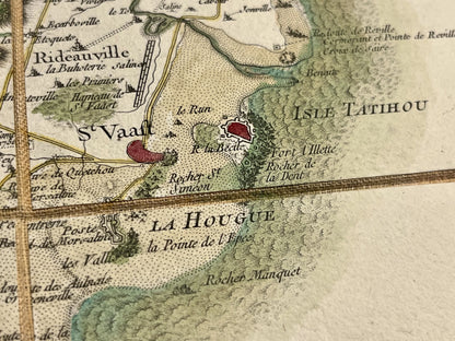 Carte Cassini Saint-Vaast Manche