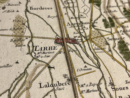 Carte Cassini Tarbes