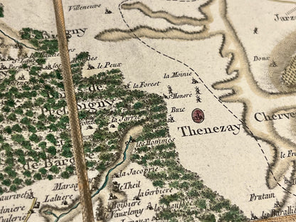 Carte Cassini Thenezay
