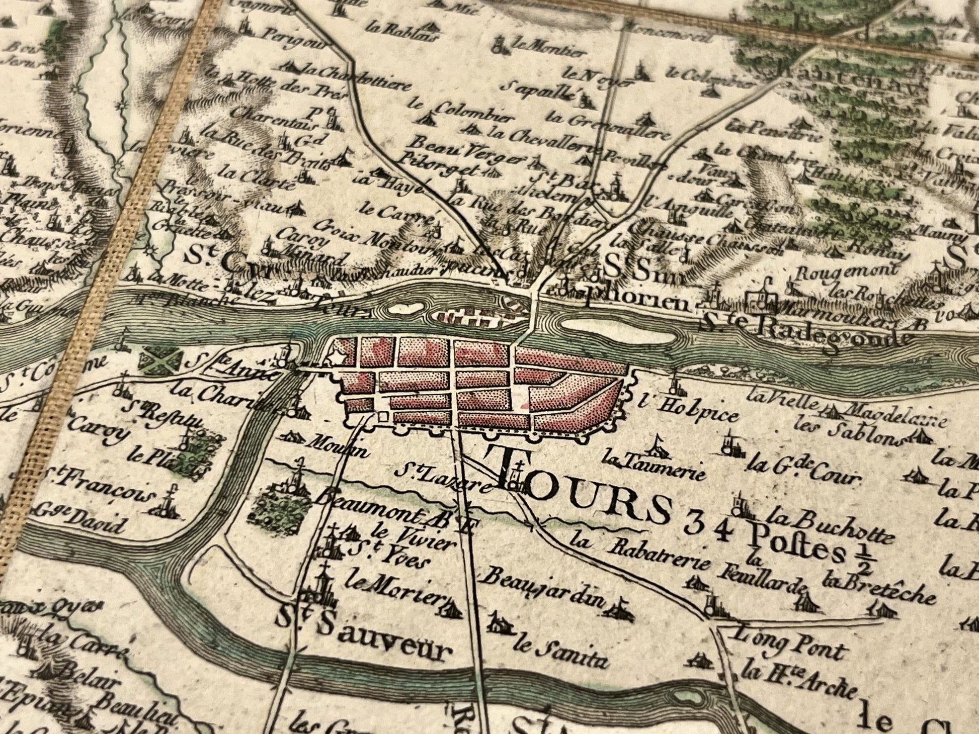 Carte Cassini Tours