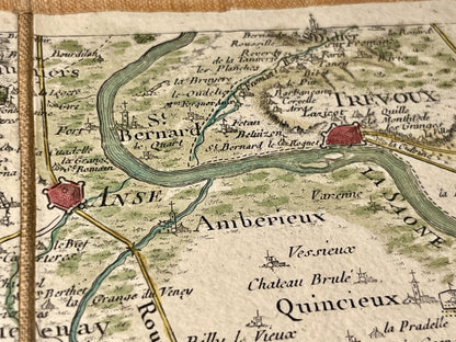 Carte Cassini Trevoux Saone