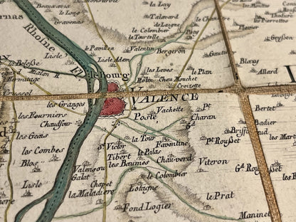 Carte Cassini Valence Drome