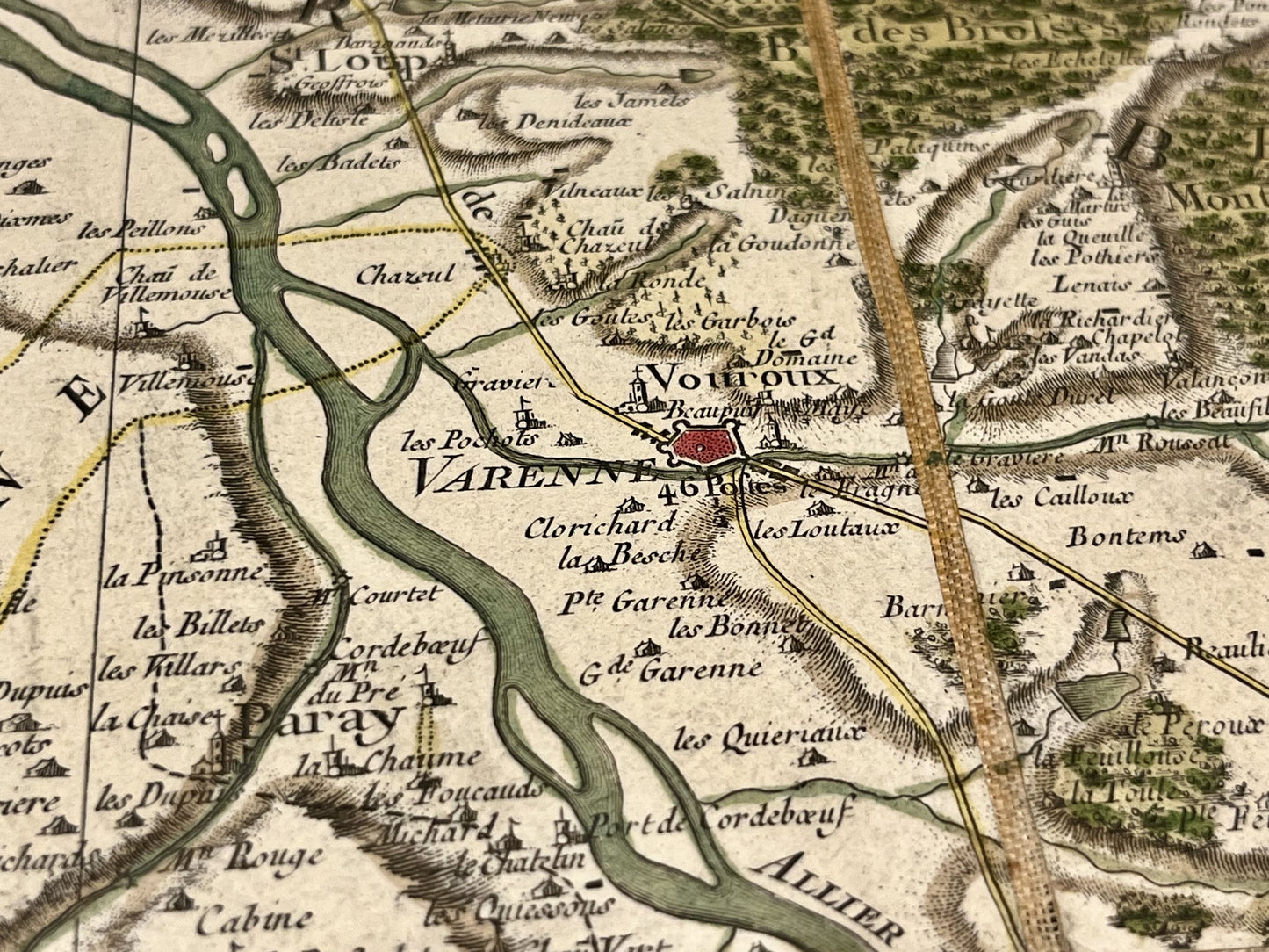 Carte Cassini Varennes-sur-Allier