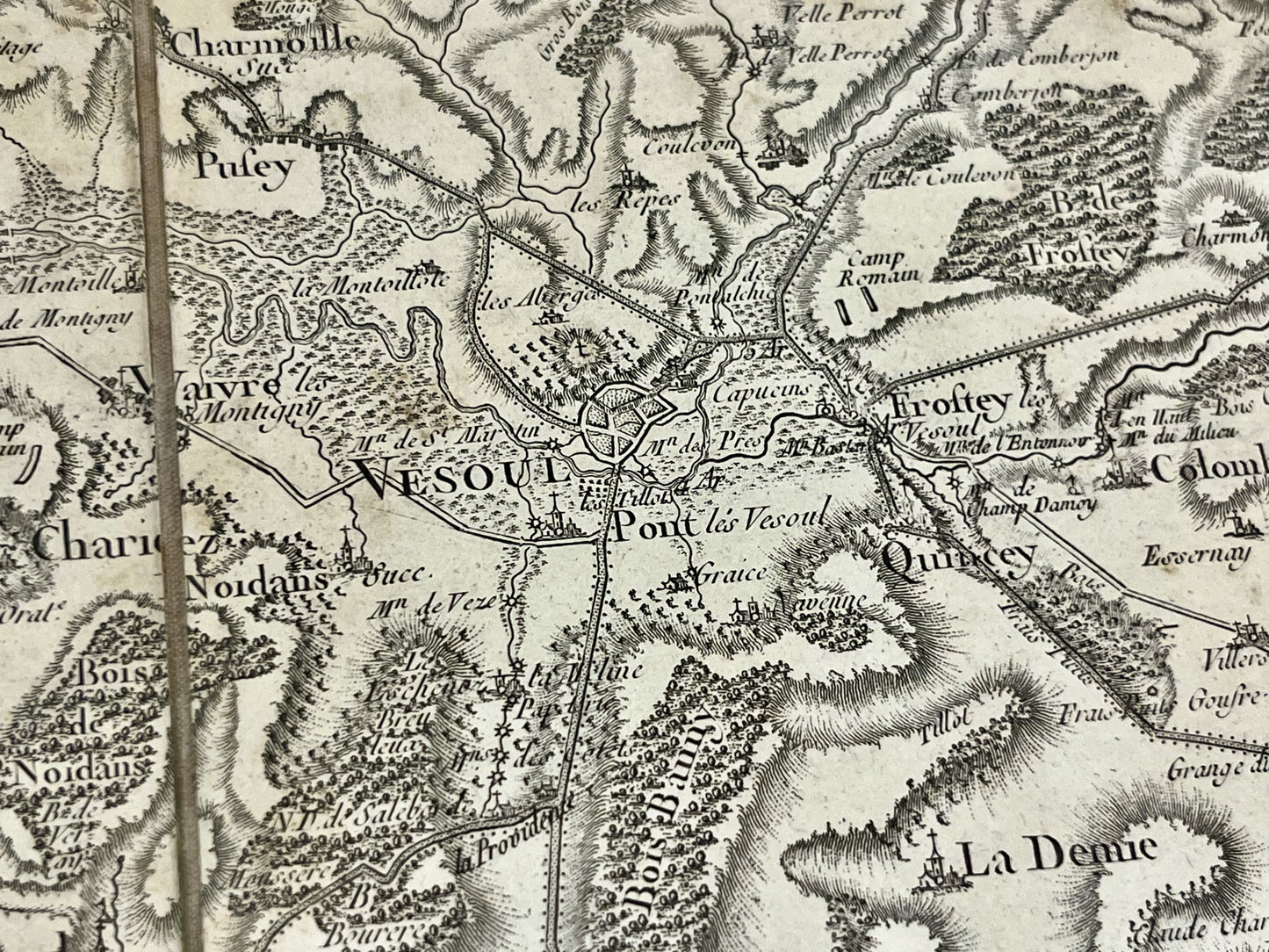 Carte Cassini Vesoul