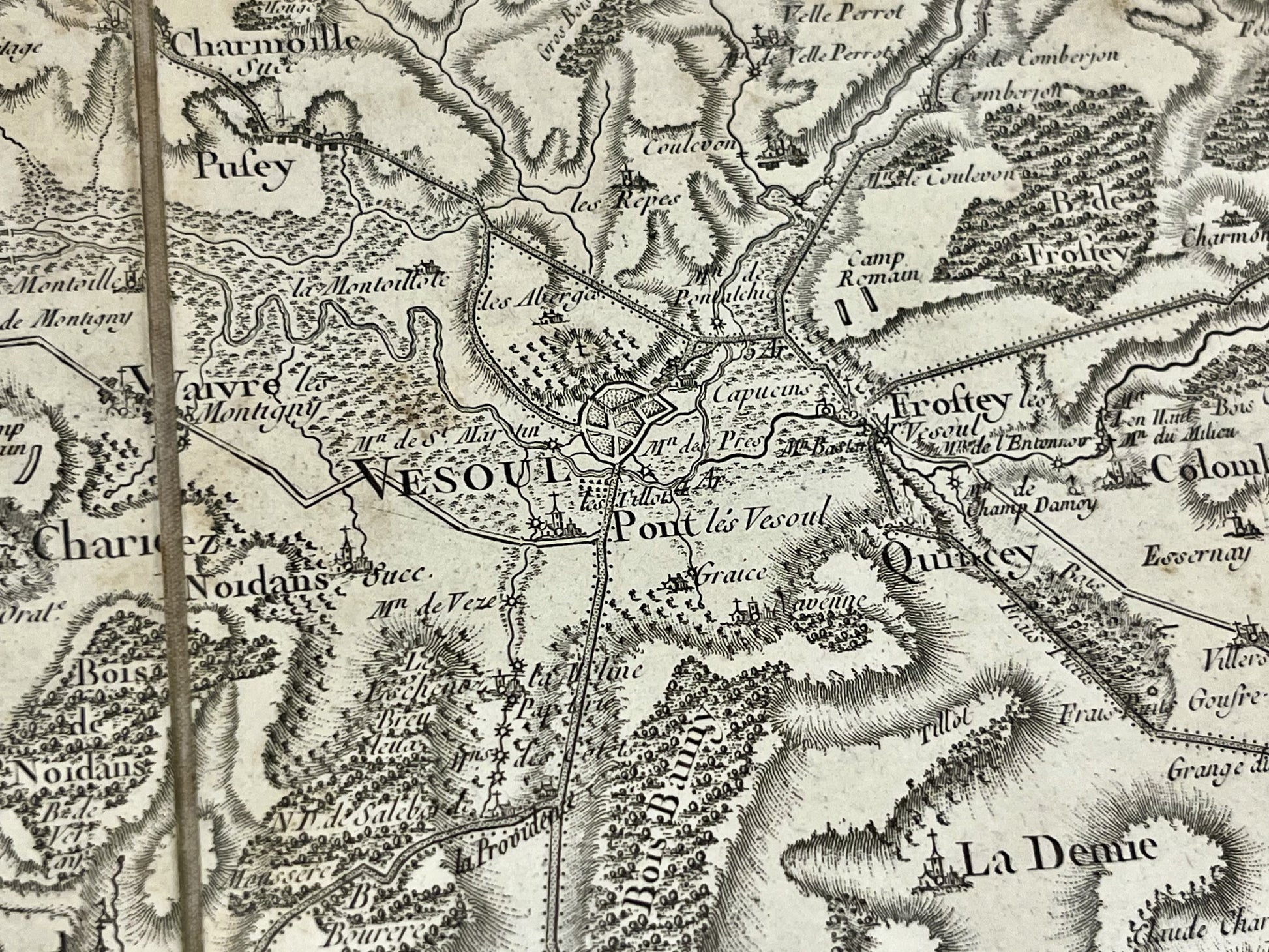 Carte Cassini Vesoul