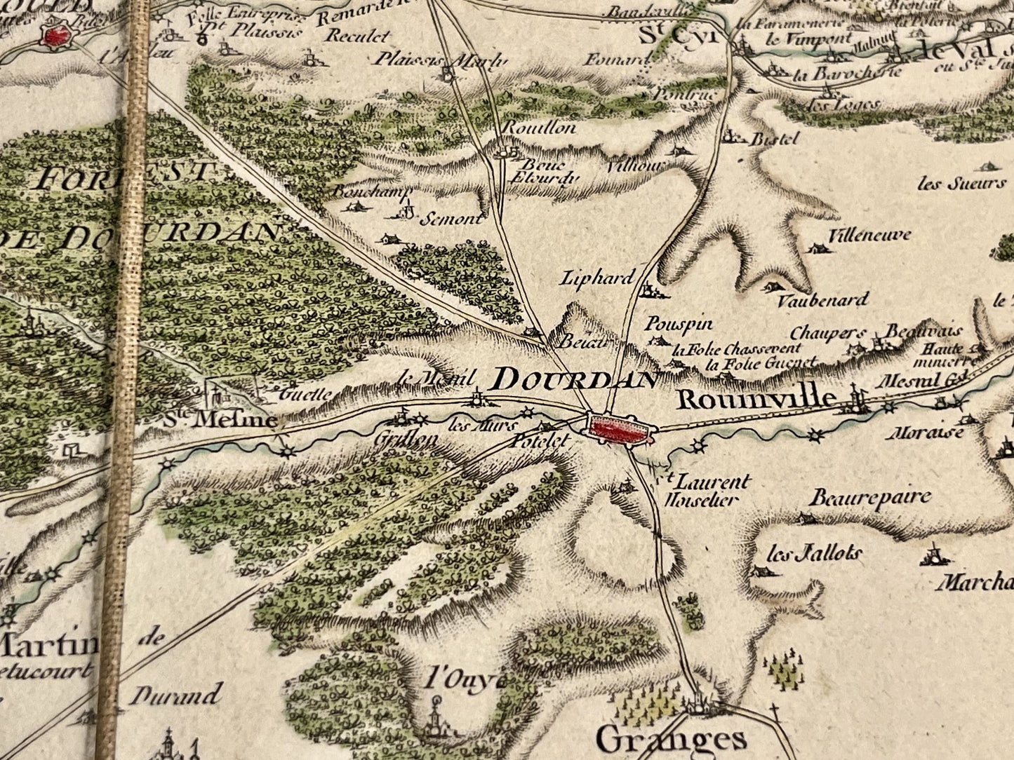 Carte Cassini Yvelines Dourdan