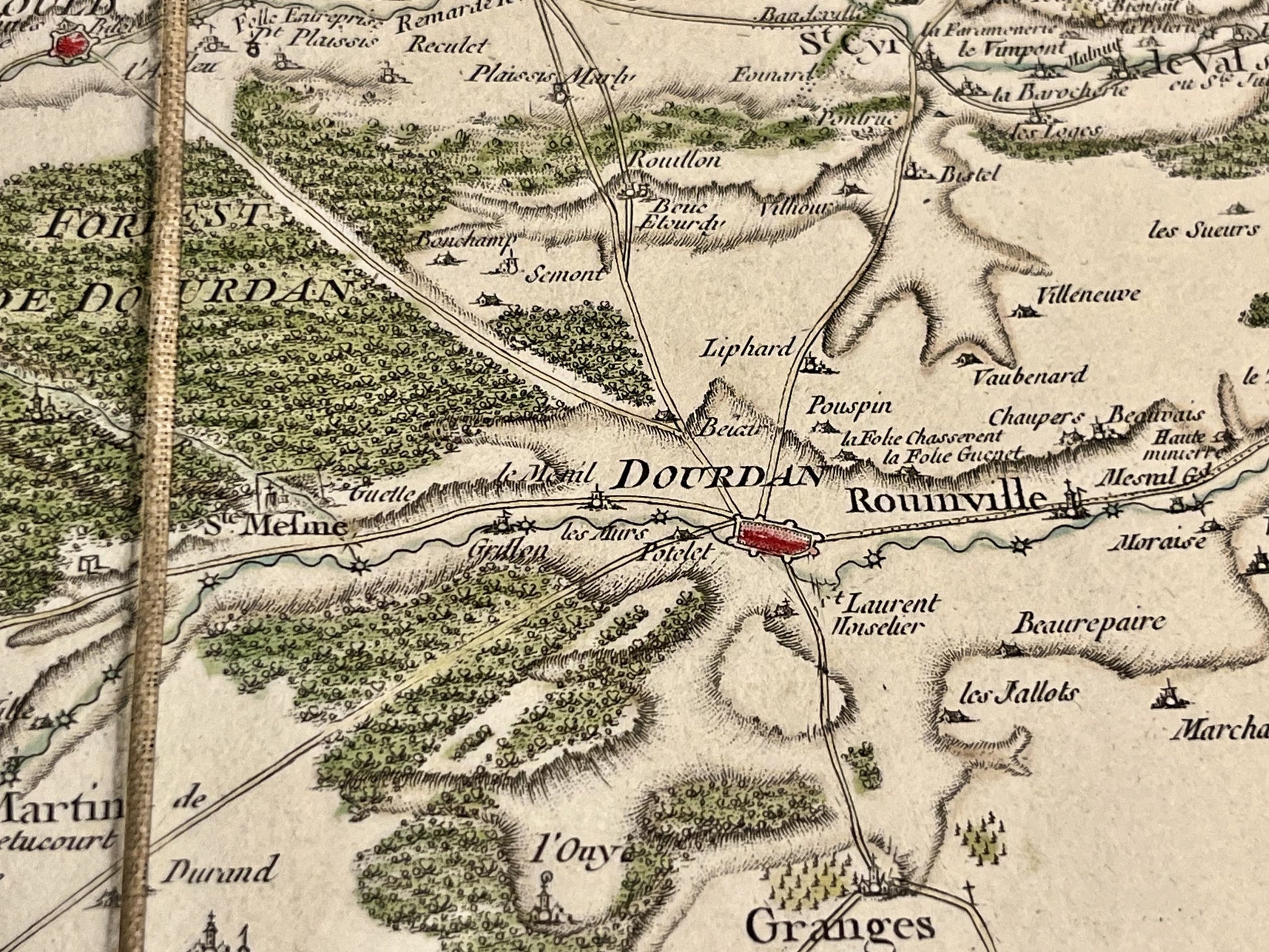 Carte Cassini Yvelines Dourdan