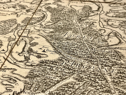 Carte Cassini ancienne Argonne