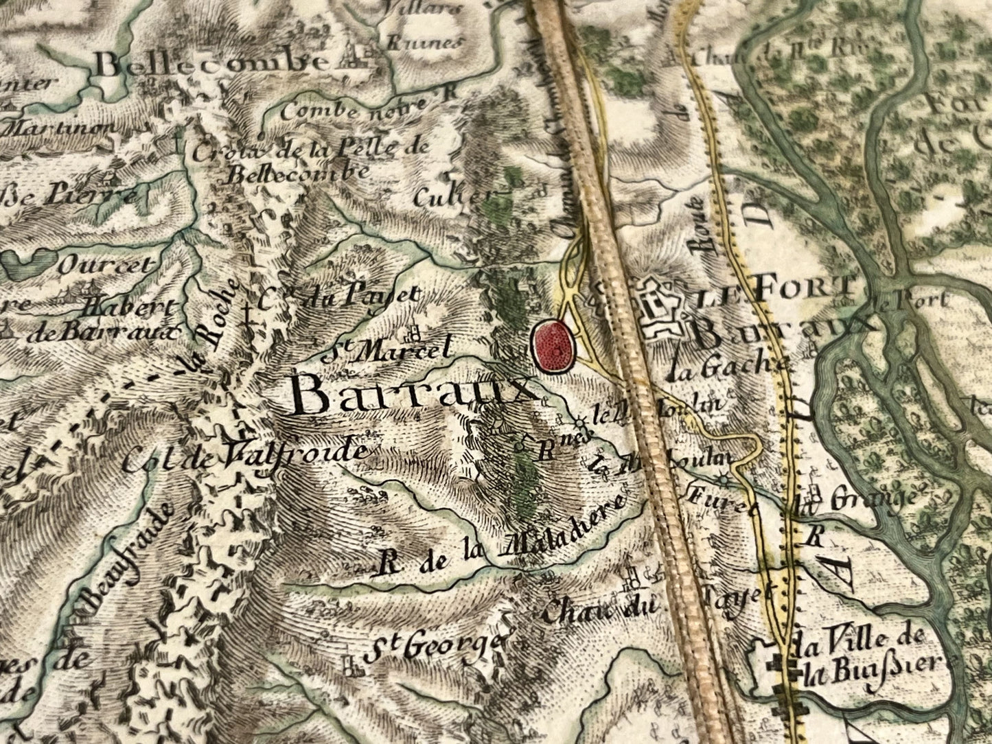 Carte Cassini ancienne Barraux