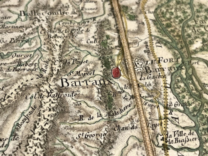 Carte Cassini ancienne Barraux