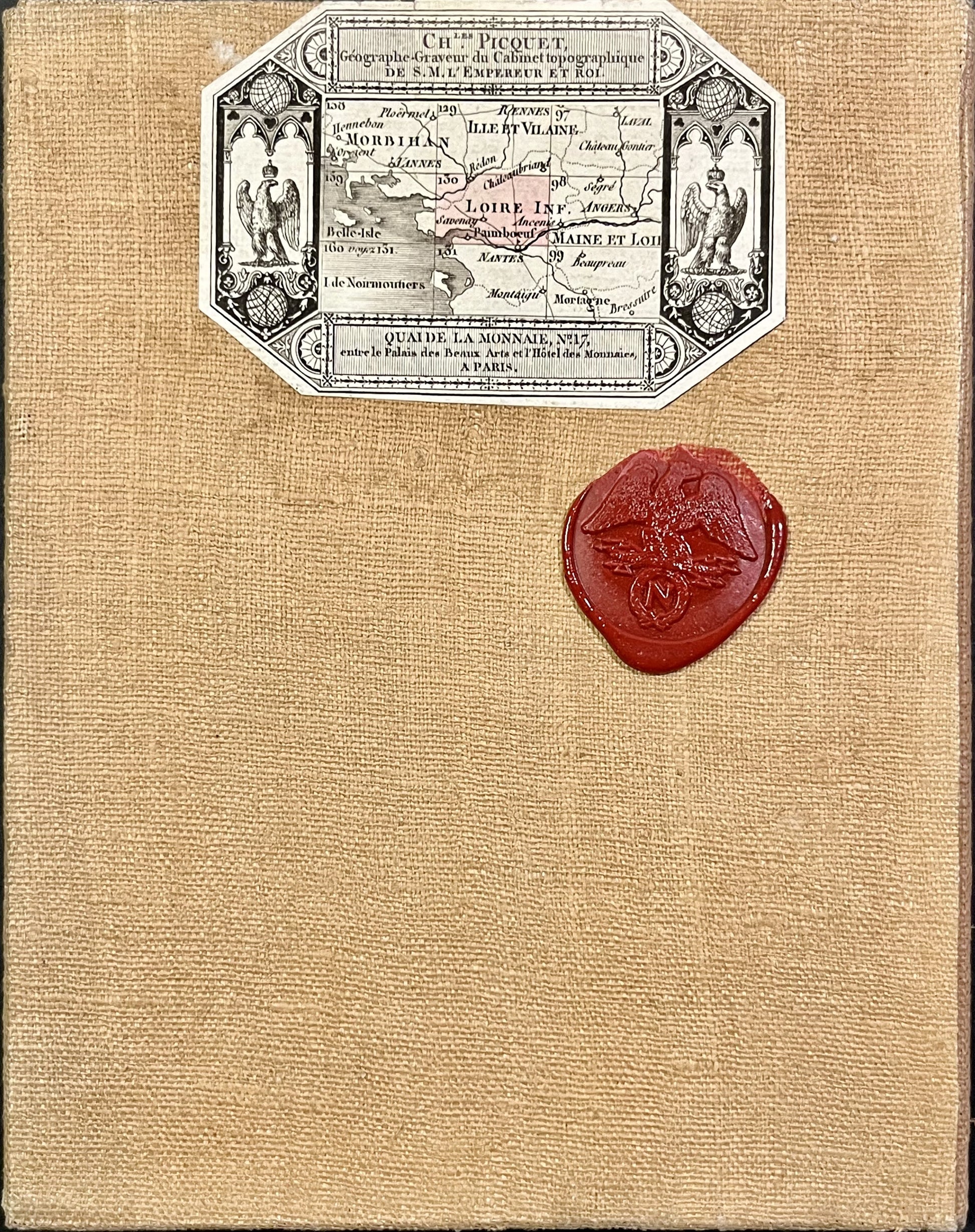 Carte Cassini ancienne Loire-Atlantique