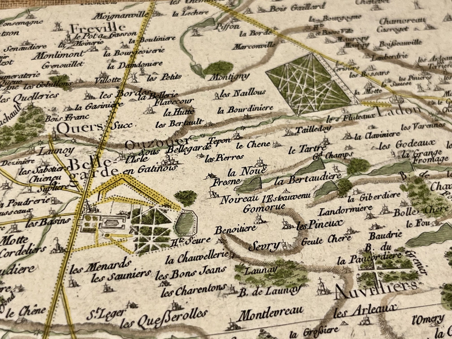 Carte Cassini ancienne Loiret
