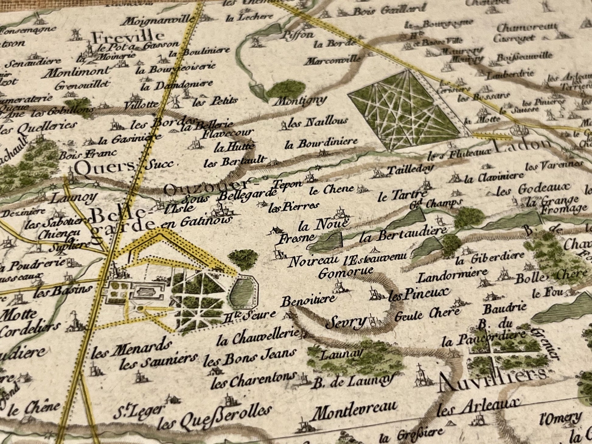 Carte Cassini ancienne Loiret